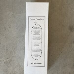 Will & Baumer Candle “Gentle Goodbye” Candle For Those I Love 12” Tall Boxed NIB